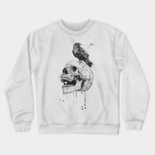 New skull (bw) Crewneck Sweatshirt